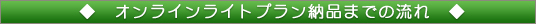 オンラインライトプラン納品までの流れ